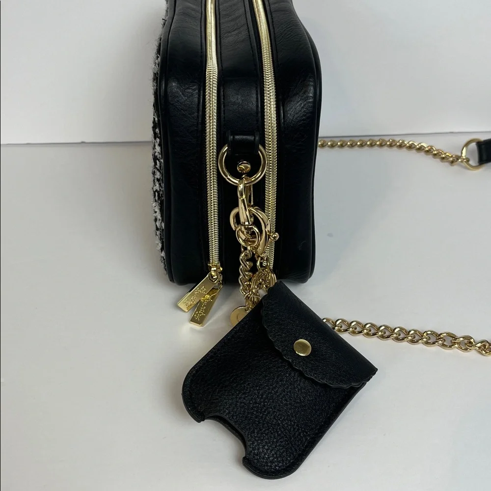 Itzy Ritzy The Double Take Crossbody Diaper Bag Kelly Tweed Classic Preppy Baby